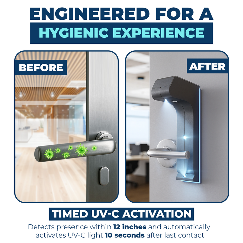 Anti Germ Dome™ – Automatic Door Handle Sanitizer with Powerful UVC Light